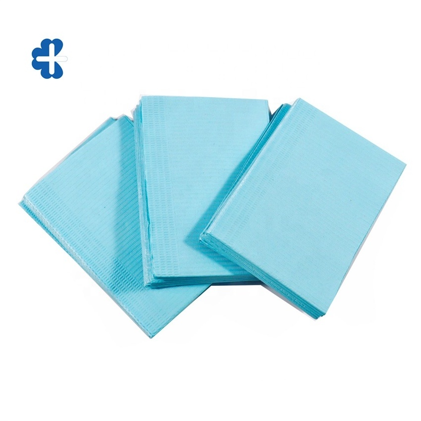 Waterproof Colorful Disposable Consumable 3ply Materials Medical Dental Bibs For Dental Clinic Manufacturer