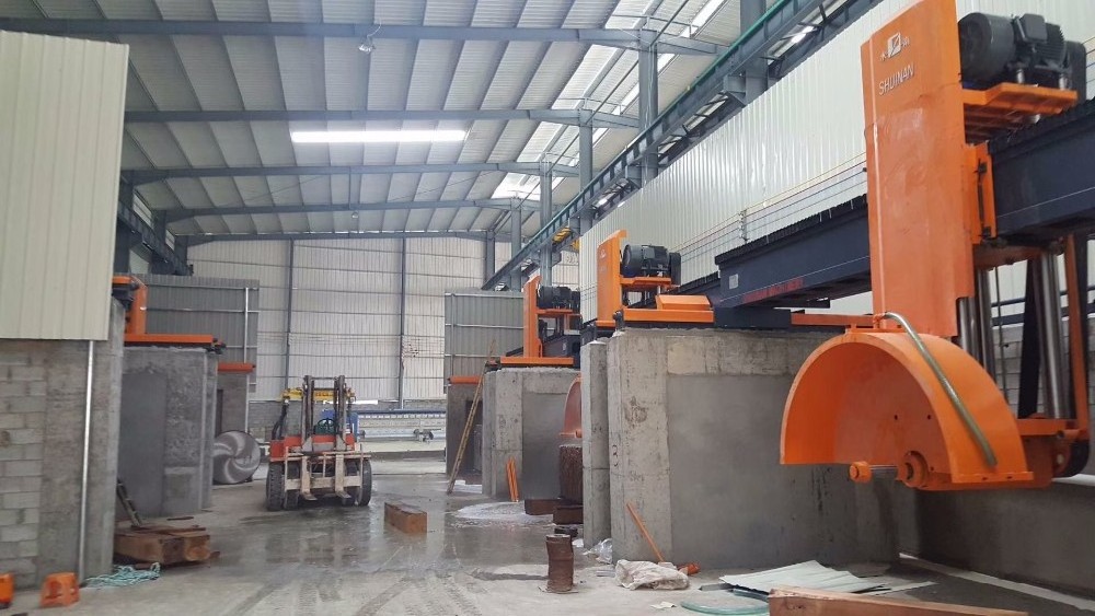 Multi Blade Bridge Stone Cutting Machine