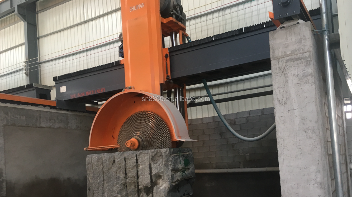 SHUINAN Good Quality 7500MM Beam 2500MM Granite Bridge  Block Cutter