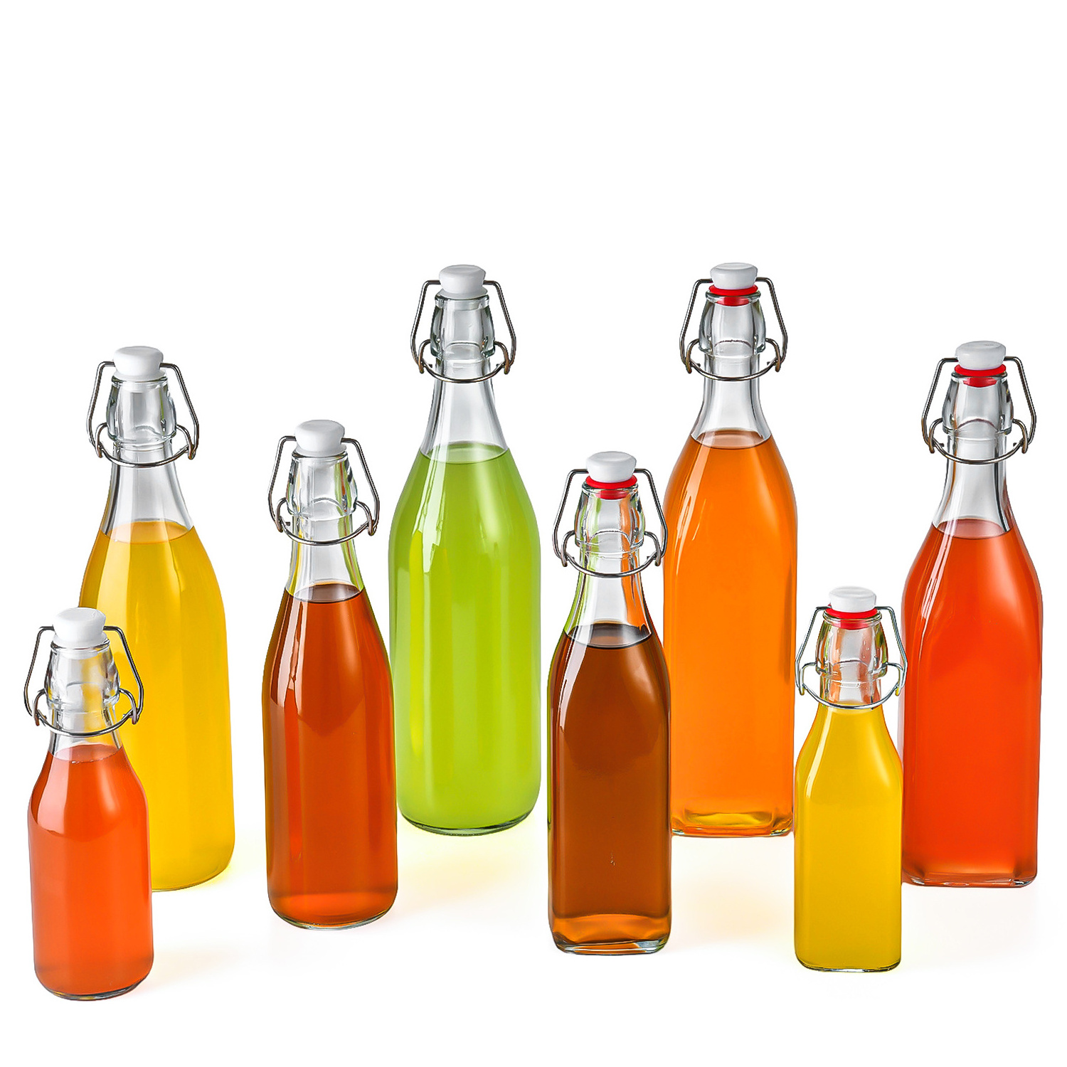 Best Selling Swing Top Beverage Container Glass Bottles With Flip Top 500ml Vintage Glass Bottle