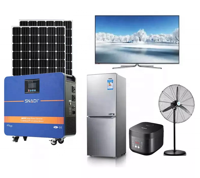 Complete Solar Generator 5kw Off Grid Commercial Solar Energy System Smart Portable 1200w Home for Home All in One MPPT 24 Hours