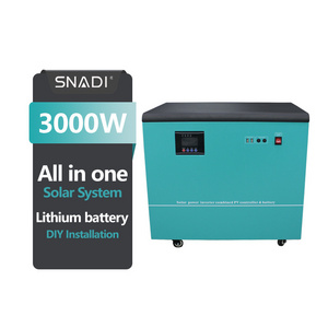 lithium battery 48v solar inverter ups all in one generator 3kva 220v solar generator