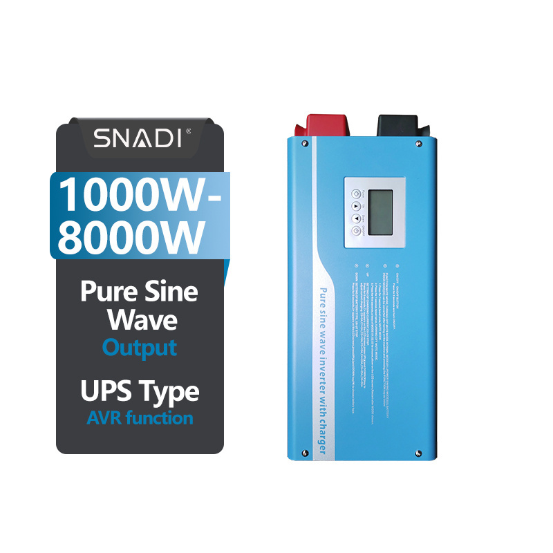 SNADI 1KW 1.5KW 2KW 3KW 4KW 5KW 6KW 8KW 10KW Pure sine wave Low frequency Solar inverter for solar energy system