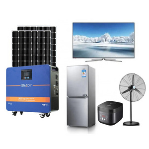 mine solar system 500W 1KW lithium batteries 1500w portable solar energy system generator for TV and lights for House