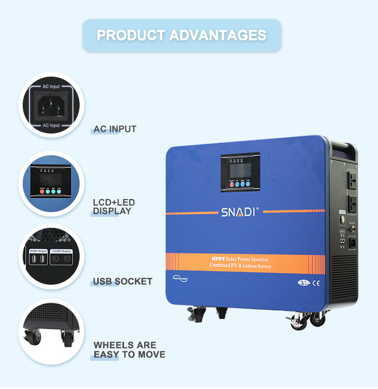 mine solar system 500W 1KW lithium batteries 1500w portable solar energy system generator for TV and lights for House