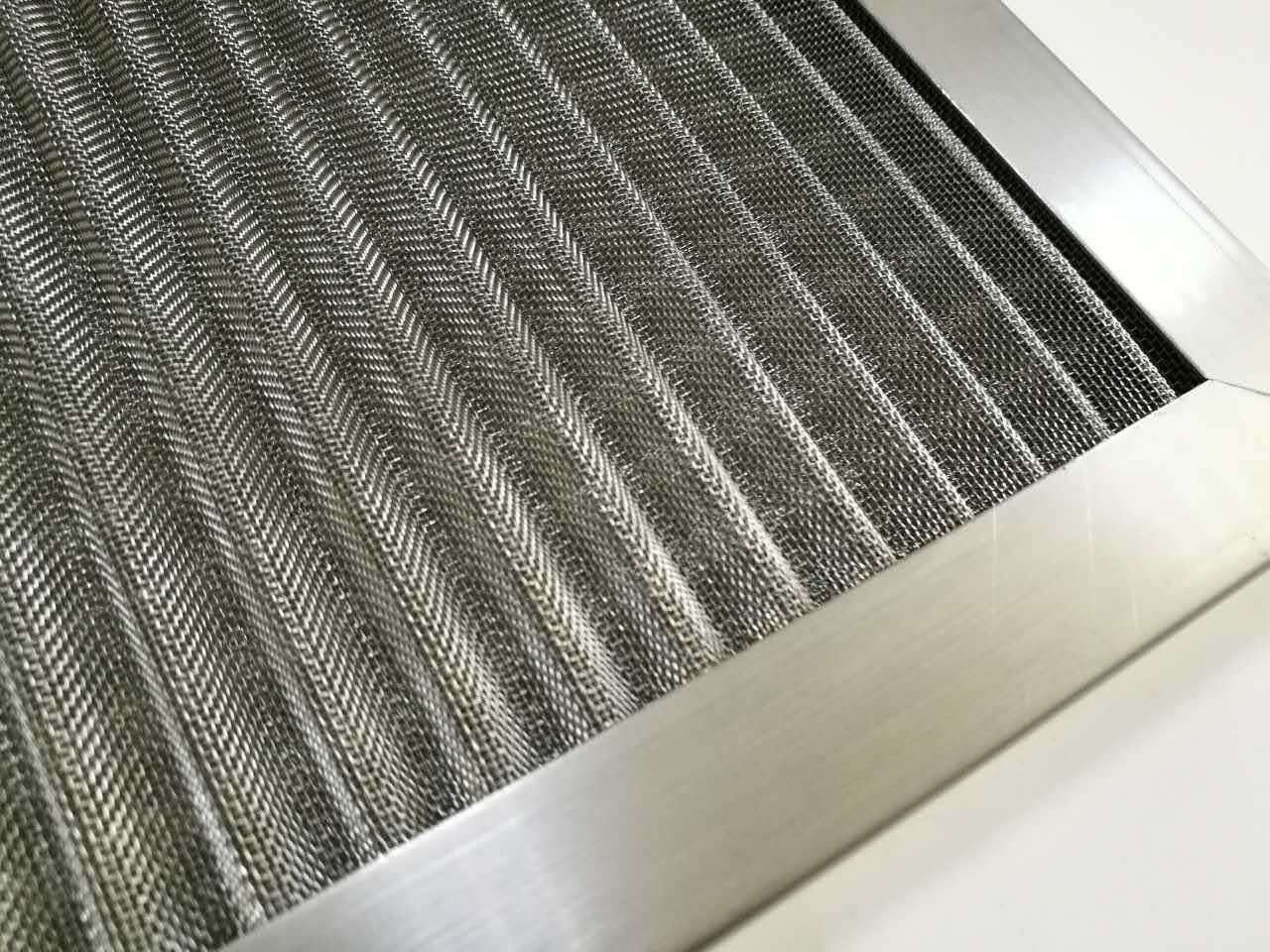 manufacturer industrial washable pollen stainless steel filter 0.5 micron expanded wire mesh hvac air filters