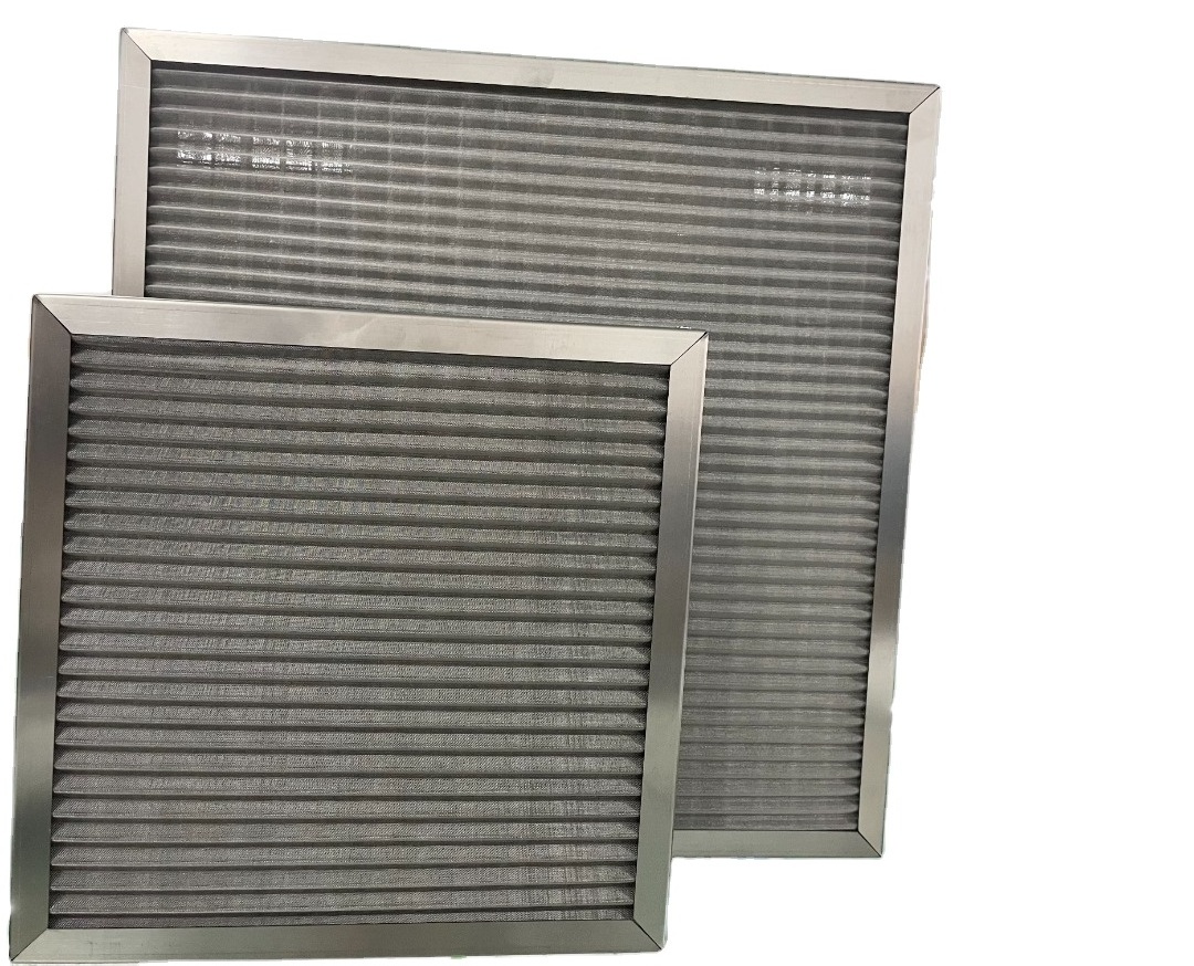 manufacturer industrial washable pollen stainless steel filter 0.5 micron expanded wire mesh hvac air filters