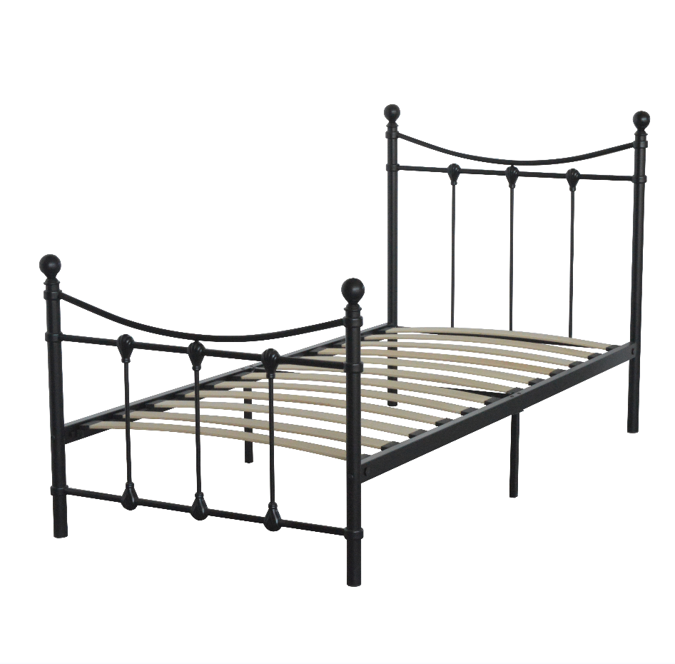 Metal Beds Free Sample Platform Steel Iron Metal Bed/Single Queen Metal Beds