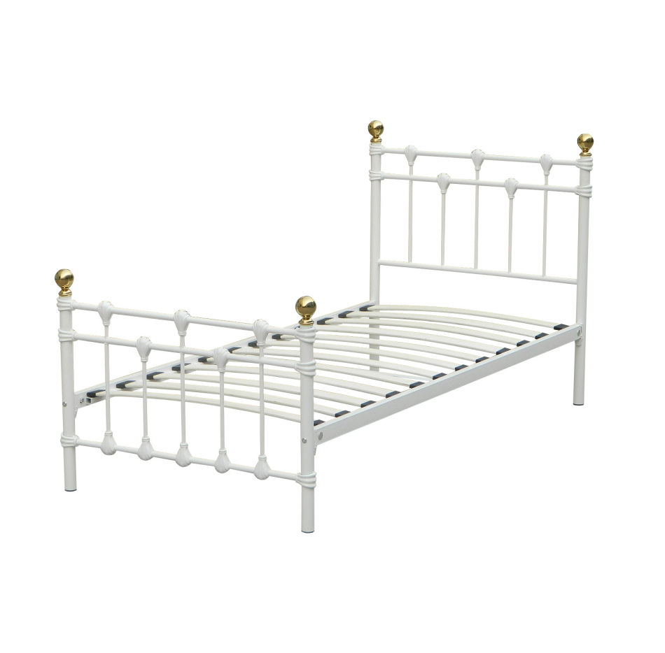 Metal Beds Free Sample Platform Steel Iron Metal Bed/Single Queen Metal Beds