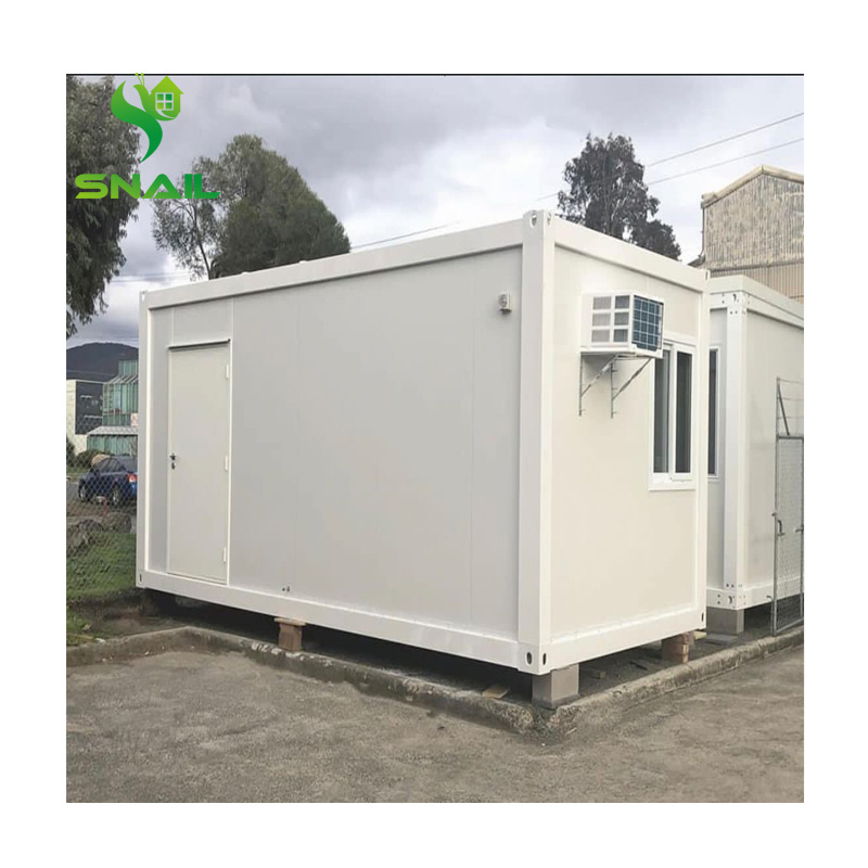 Snail Philippines Malaysia hot sale prefabricated 20ft flat packed detachable container house unit for office living house