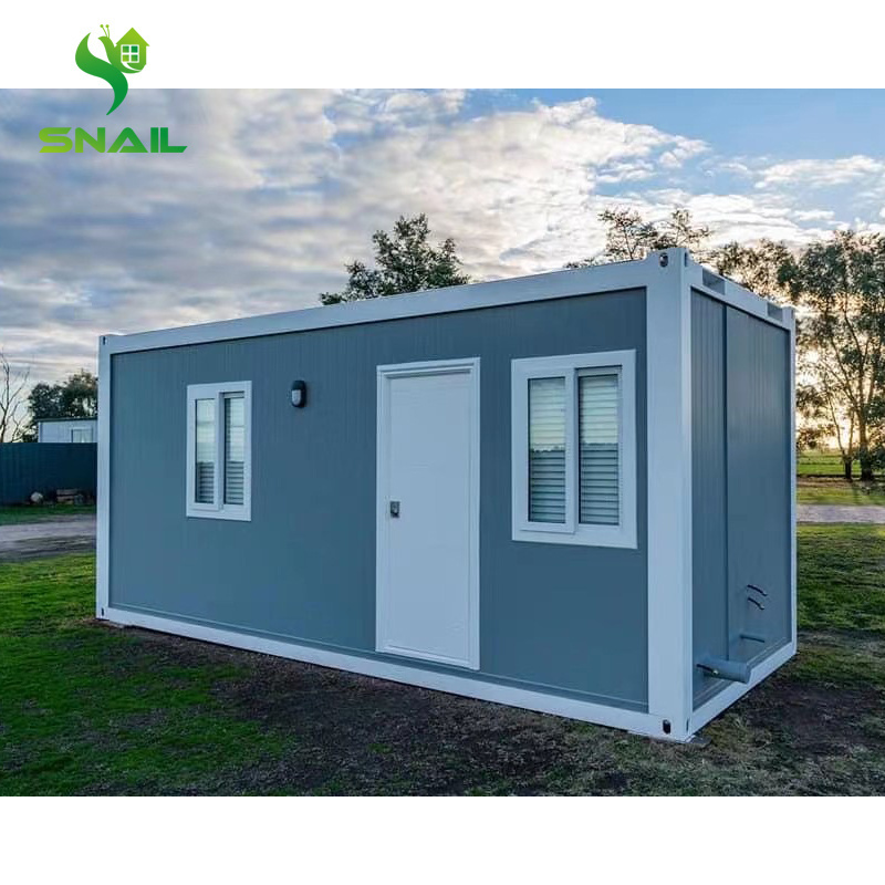 Snail Philippines Malaysia hot sale prefabricated 20ft flat packed detachable container house unit for office living house