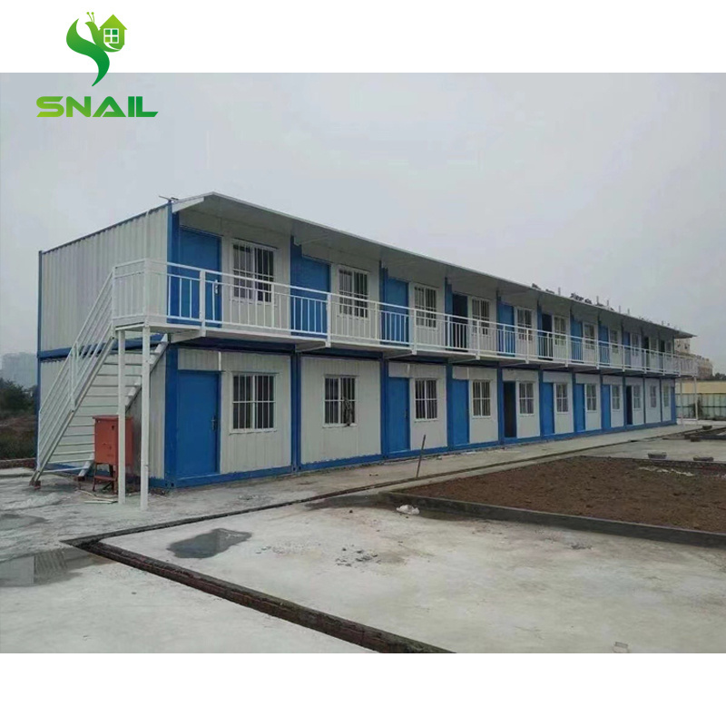 Snail construction temporary camp site container house office dormitory