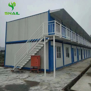 Snail construction temporary camp site container house office dormitory