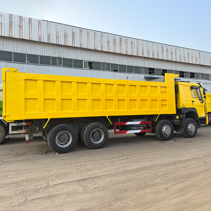 Used sinotruk howo dump truck cargo truck 8x4 Euro 3 howo 12wheeler tipper trucks for sale