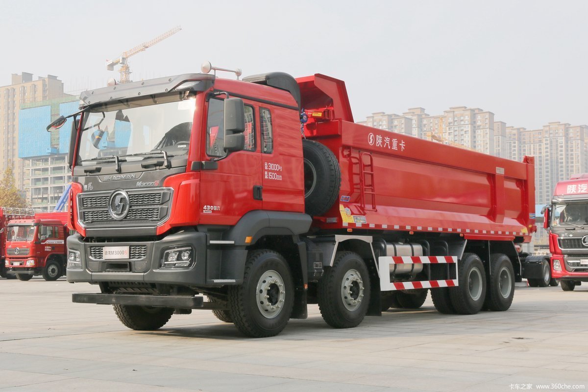 Heavy duty truck Shacman Delong 8x4 used tipper truck 40 ton dump truck 12 wheels for sale