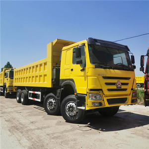 Used sinotruk howo dump truck cargo truck 8x4 Euro 3 howo 12wheeler tipper trucks for sale