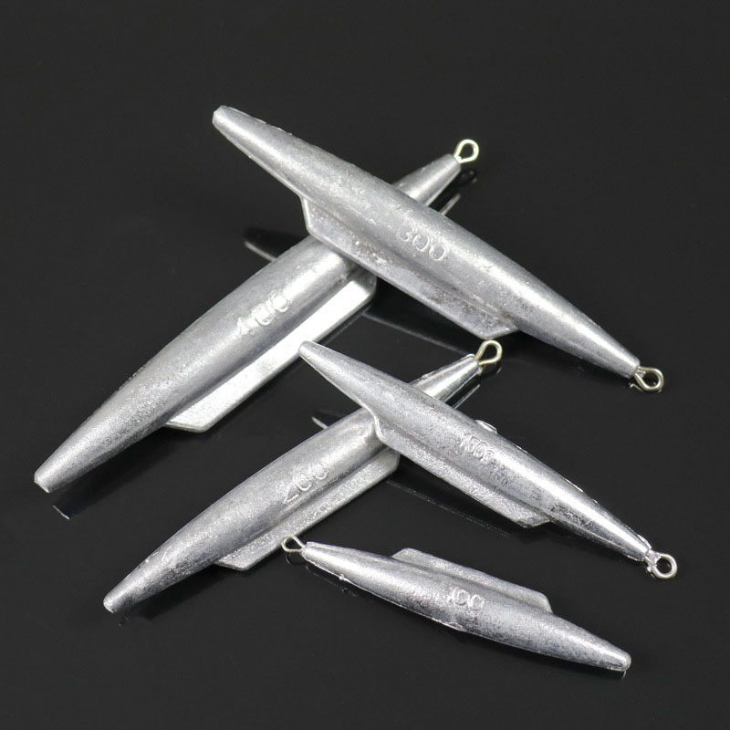 Shark Fin fishing lead weights bulk lead fishing weights lead sinkers for deep sea Fishing Accessories