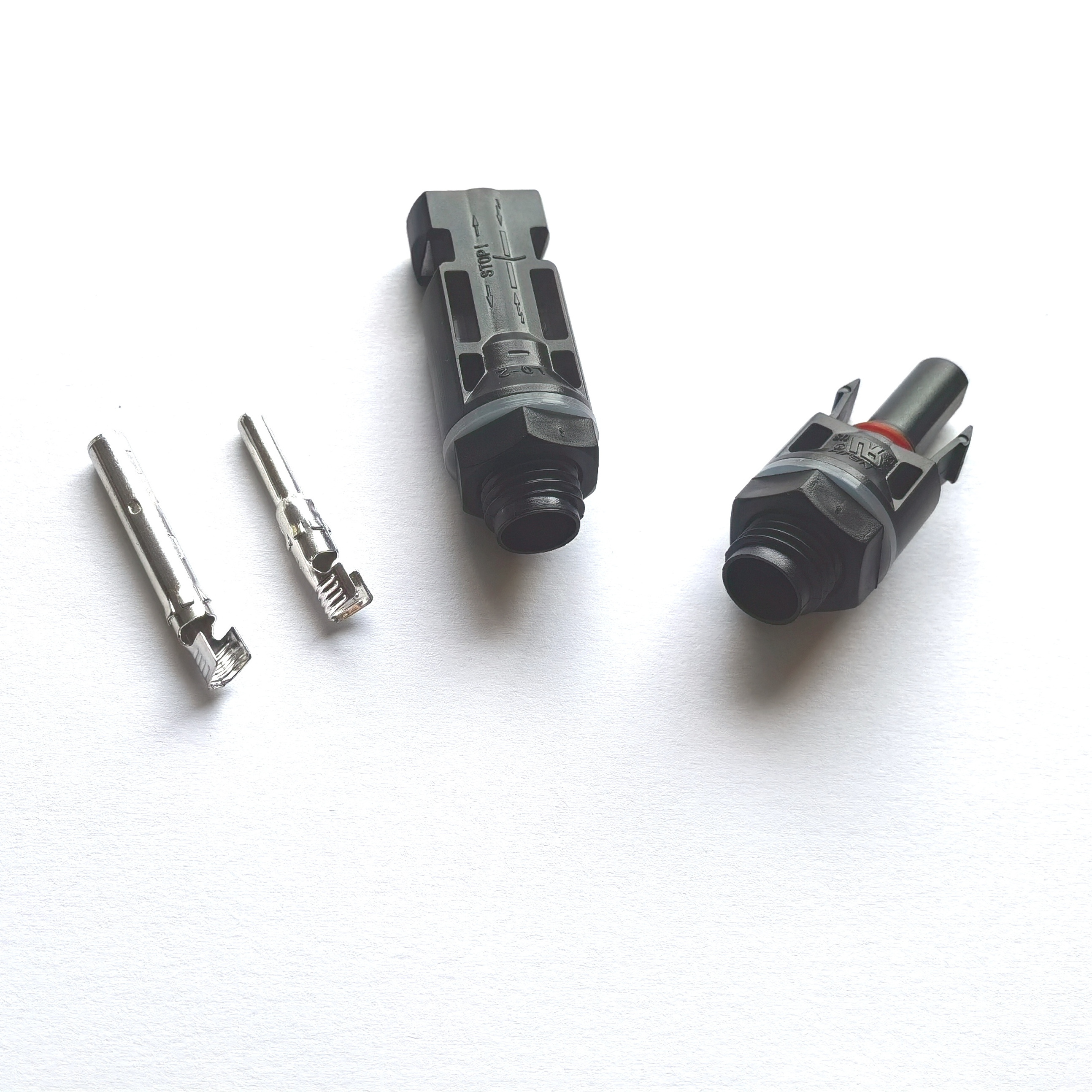 M12 thread solar inverter connector pv panel coupler connector LJ0124 High quality IP67 solar connector