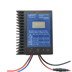 Newly MPPT Solar Boost Controller 48v60v72v 380W 10A Battery Charger Charge Digital Controller