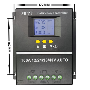 Solar panel regulator 12v 24v 48v 60A 80A 100A MPPT /PWM charger controller