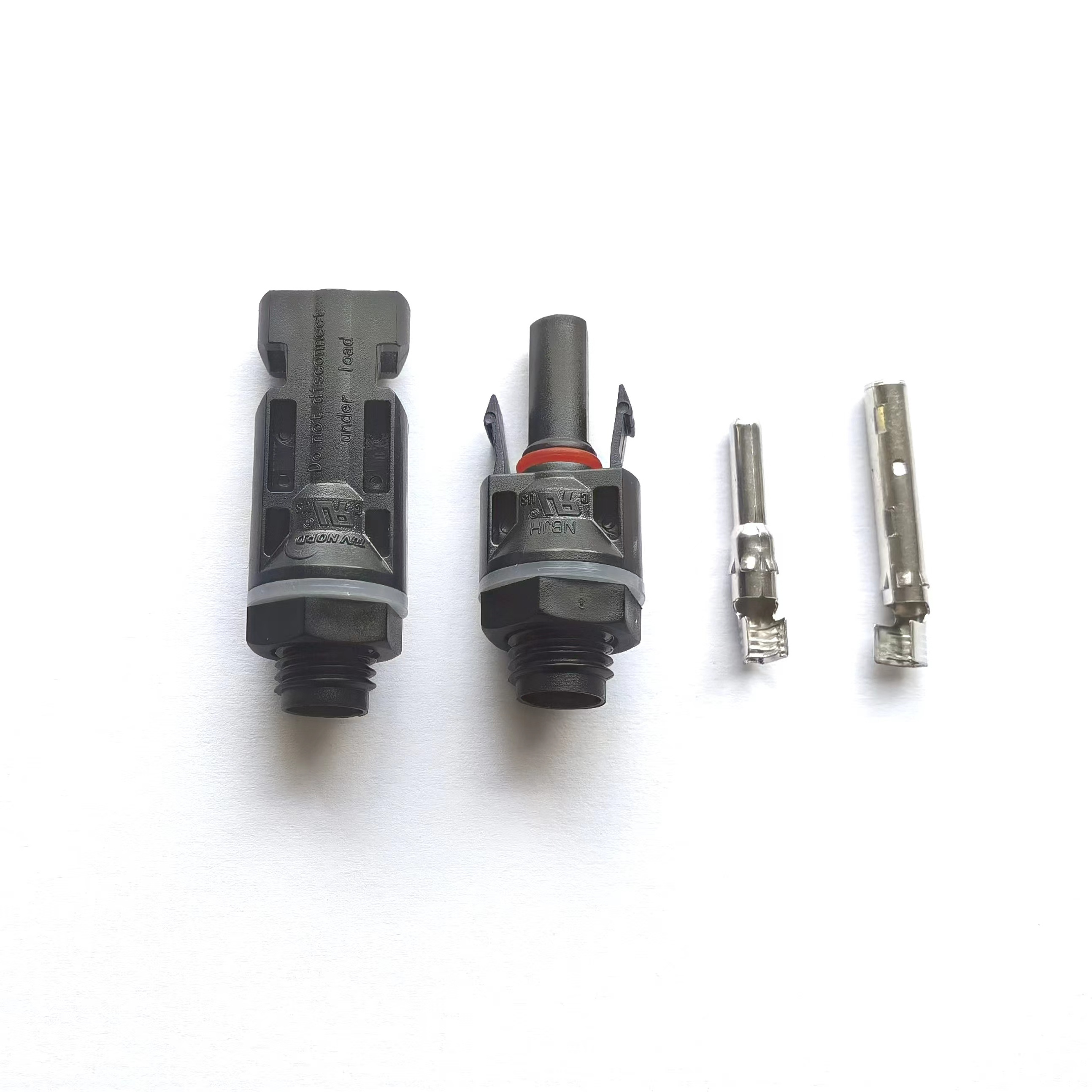 M12 thread solar inverter connector pv panel coupler connector LJ0124 High quality IP67 solar connector