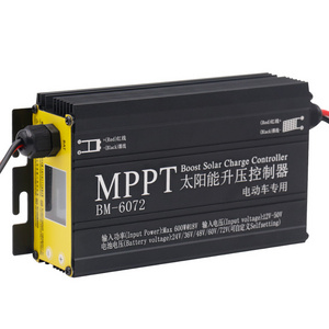 Newly MPPT Solar Boost Controller 24v36v48v60v72v 600W Battery Charger Charge Digital Controller