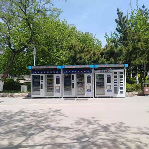 SNBC Outdoor version vending machine with canopy and ceiling for  water-proof and against direct sunlight