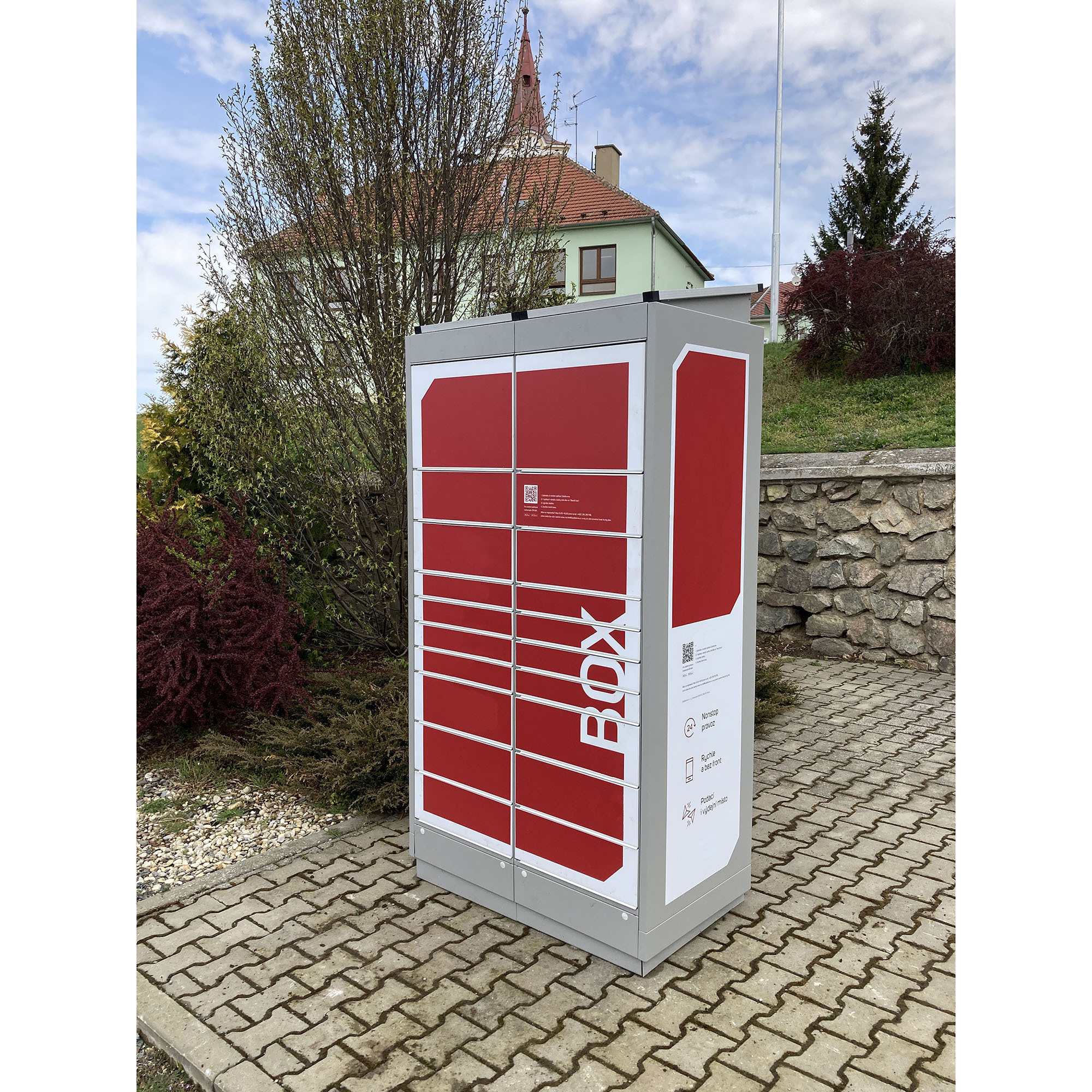 SNBC Letter Box Mailbox Storage Stainless Steel Cabinet Intelligent Parcel Locker