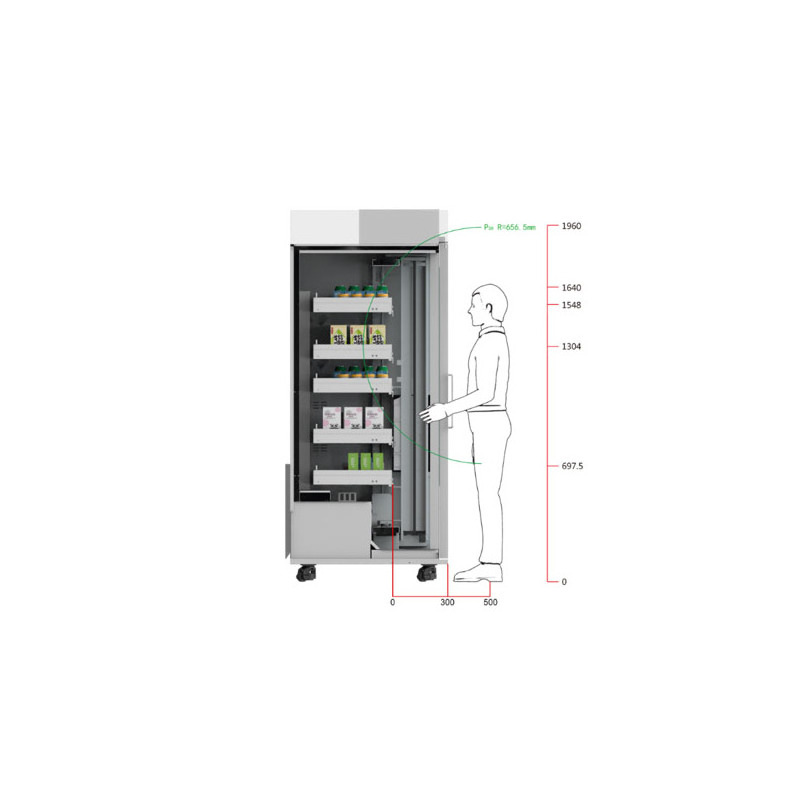 SNBC BVM-R2000 touch screen robotic automatic medical pharmacy pill dispenser N95 mask vending machine drug store