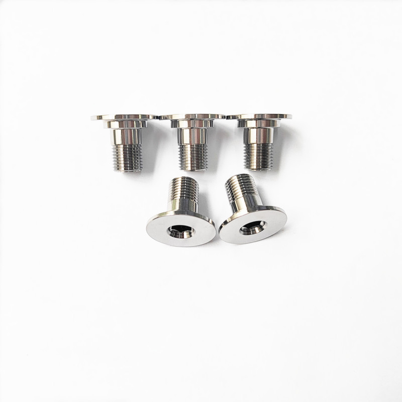 Titanium flat head hexagon bolt M10 for bicycle