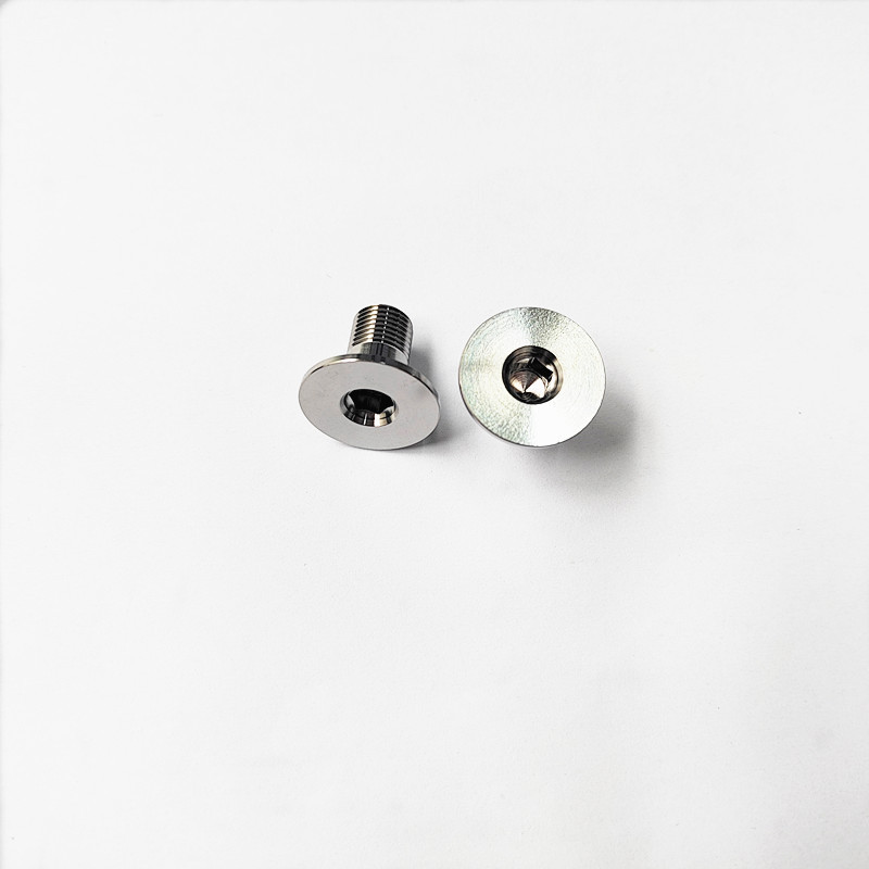 Titanium flat head hexagon bolt M10 for bicycle