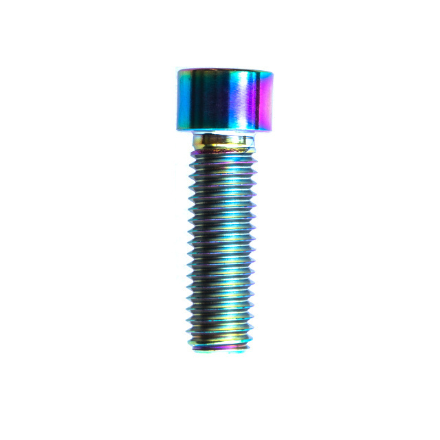 M8x32 Cylindrical Head Titanium Alloy Bolt Screw For Bicycle