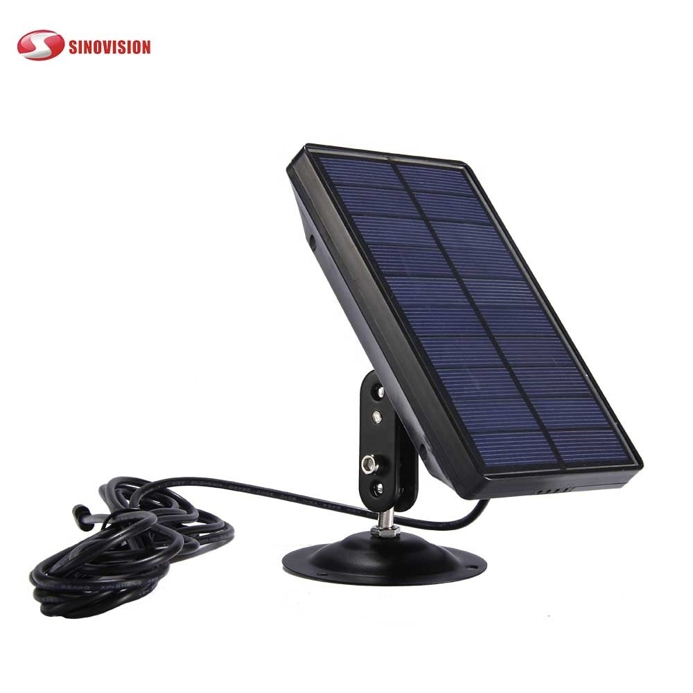 Hot Lithium Battery Mount Bracket Kit DC5V DC6V 12V Waterproof Built-in 2600mAh Battery Solar Panel for Hunting Camera