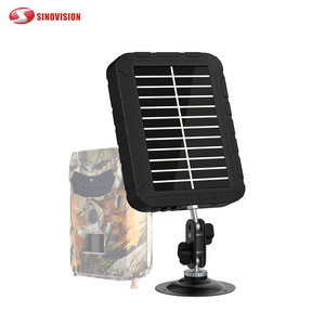 SINOVISION Top Rated Flexible Portable 4000mah 6v 9v 12v Output Trail Camera Solar Panel Charger Kits For Hunting Camera