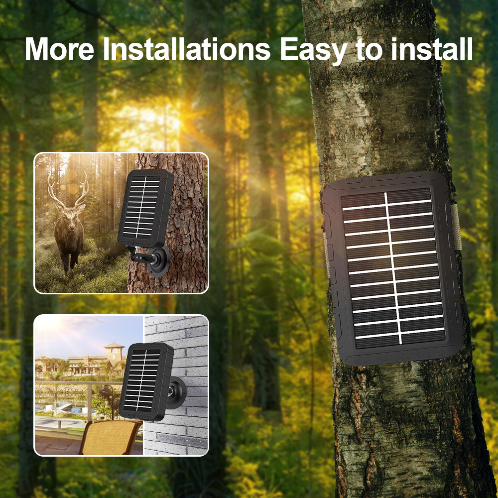 Wholesale 6v 9v 12v Solar Panel Kit With 4000mAh Battery Outdoor Solar Charger Panel For Hunting Trail Camera