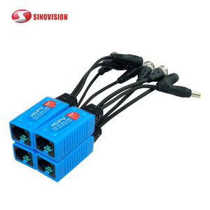 1080P BNC Video Balun Passive CCTV Twisted Pair Transmitter Cable UTP Balun for TVI AHD CVI CVBS 4 in 1 Camera