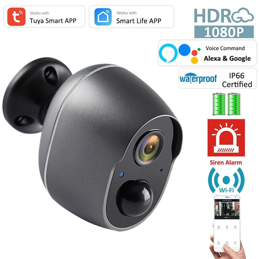 High Quality 3mp Wide Angle Micro Sd Card Security Camera Wifi Indoor Alexa Google Home 2k  Wireless Cctv Camera