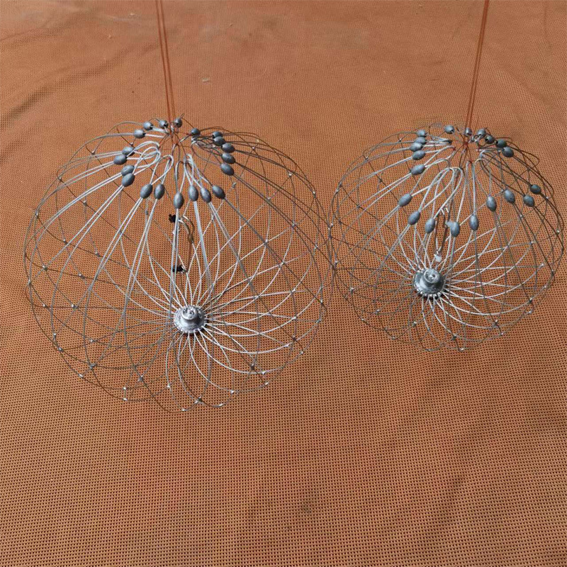 High Quality Fishing Crab Network Open Closing Fishing Crab Trap Fish Net Steel Wire Collapsible Outdoor