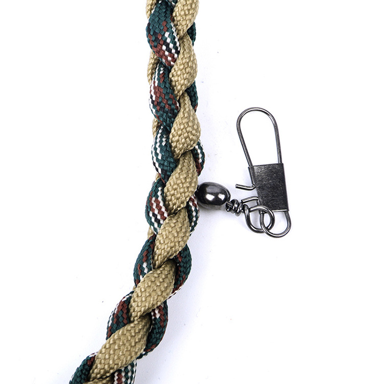 Fly Fishing Lanyard 86cm Colorful Braided Fishing Gadget Lanyard Multifunctional Necklace Fly Fishing Tackles