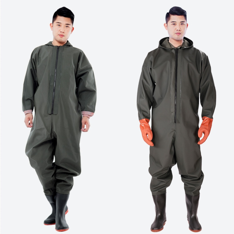 New Arrival Hunting Fishing Waders Breathable Waterproof Wading Pants with Neoprene Boots Waist Chest Fly Fishing Waders