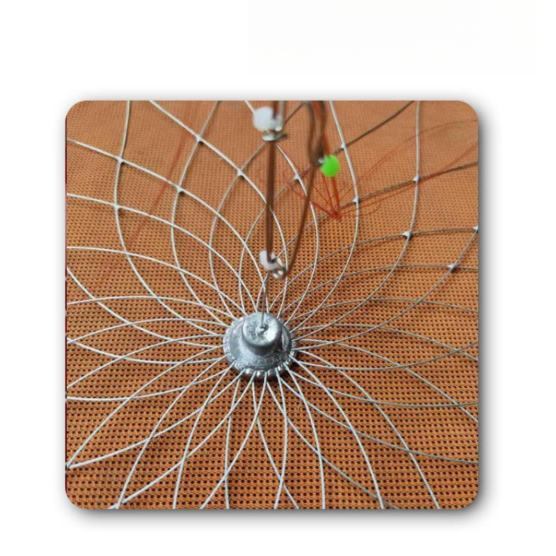 High Quality Fishing Crab Network Open Closing Fishing Crab Trap Fish Net Steel Wire Collapsible Outdoor