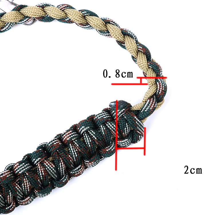 Fly Fishing Lanyard 86cm Colorful Braided Fishing Gadget Lanyard Multifunctional Necklace Fly Fishing Tackles