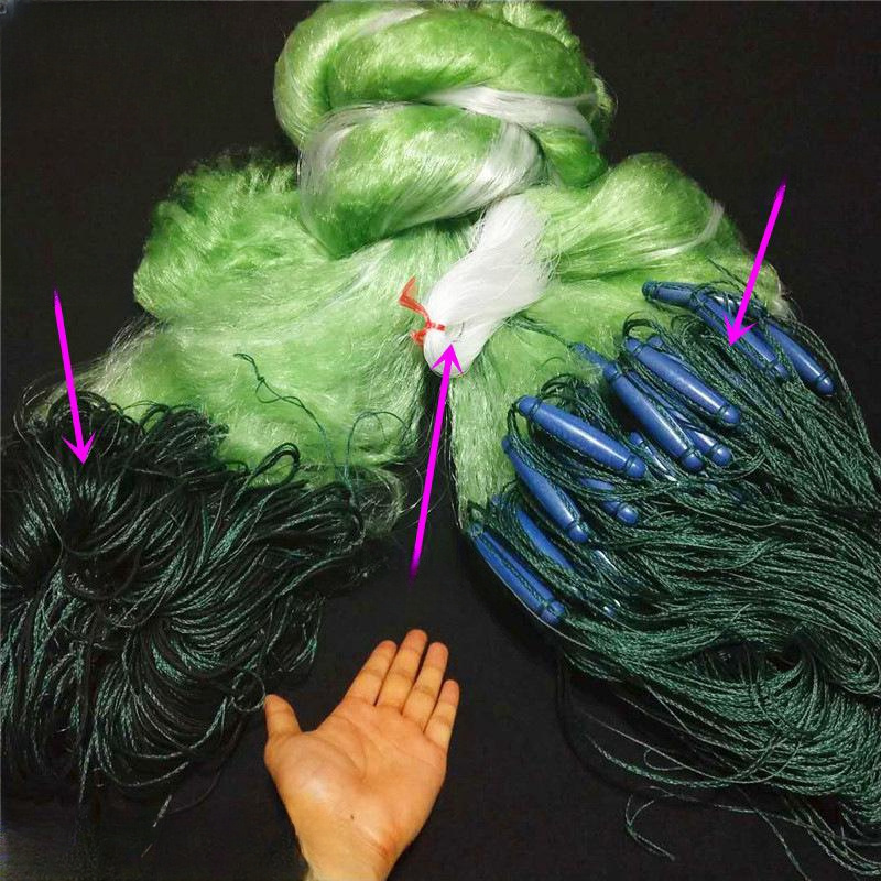 2024 New Design Style Wholesale Three-layer Fishing Nets Price Nylon Monofilament Fishing Net For Sale