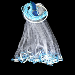 Tire Line Aluminum Landing Net Monofilament Fishing Net 15m Hand Rope Fishing Gear Wholesale