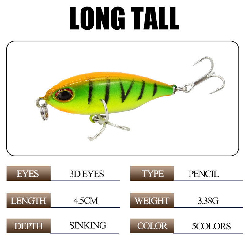 SNEDA 45mm 3.38g Bass Fishing Lures Mini Crank Bait Crankbait Tackle Swim Bait Simulation Fishing Lure