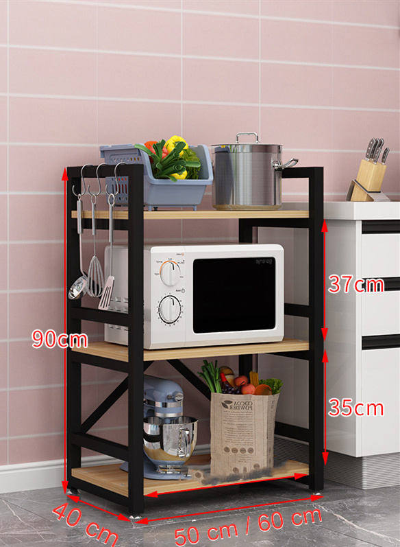 4 Tier Kitchen Storage Metal Rack And Shelf Shelving Unit