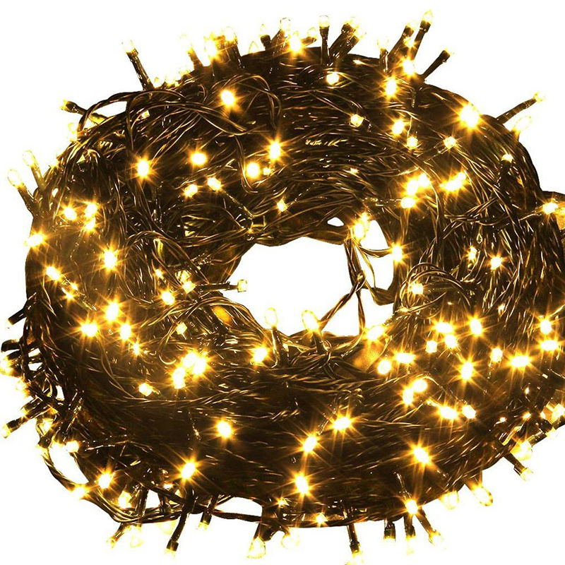 20M-100M Outdoor String Lights LED Fairy Christmas Party Wedding Holiday Decoration Garland with Changeable Emitting Color