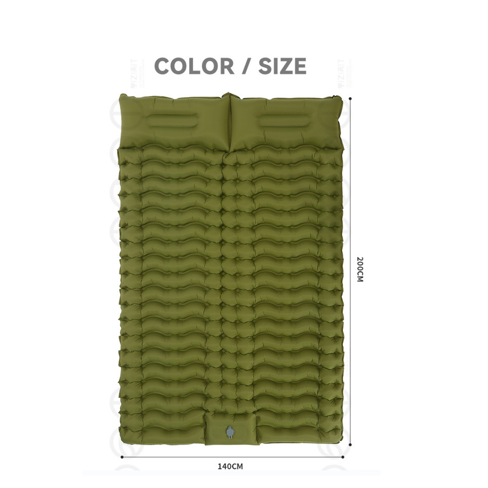 inflatable sleeping pad camping mattress sleeping mat self inflating double camping mat