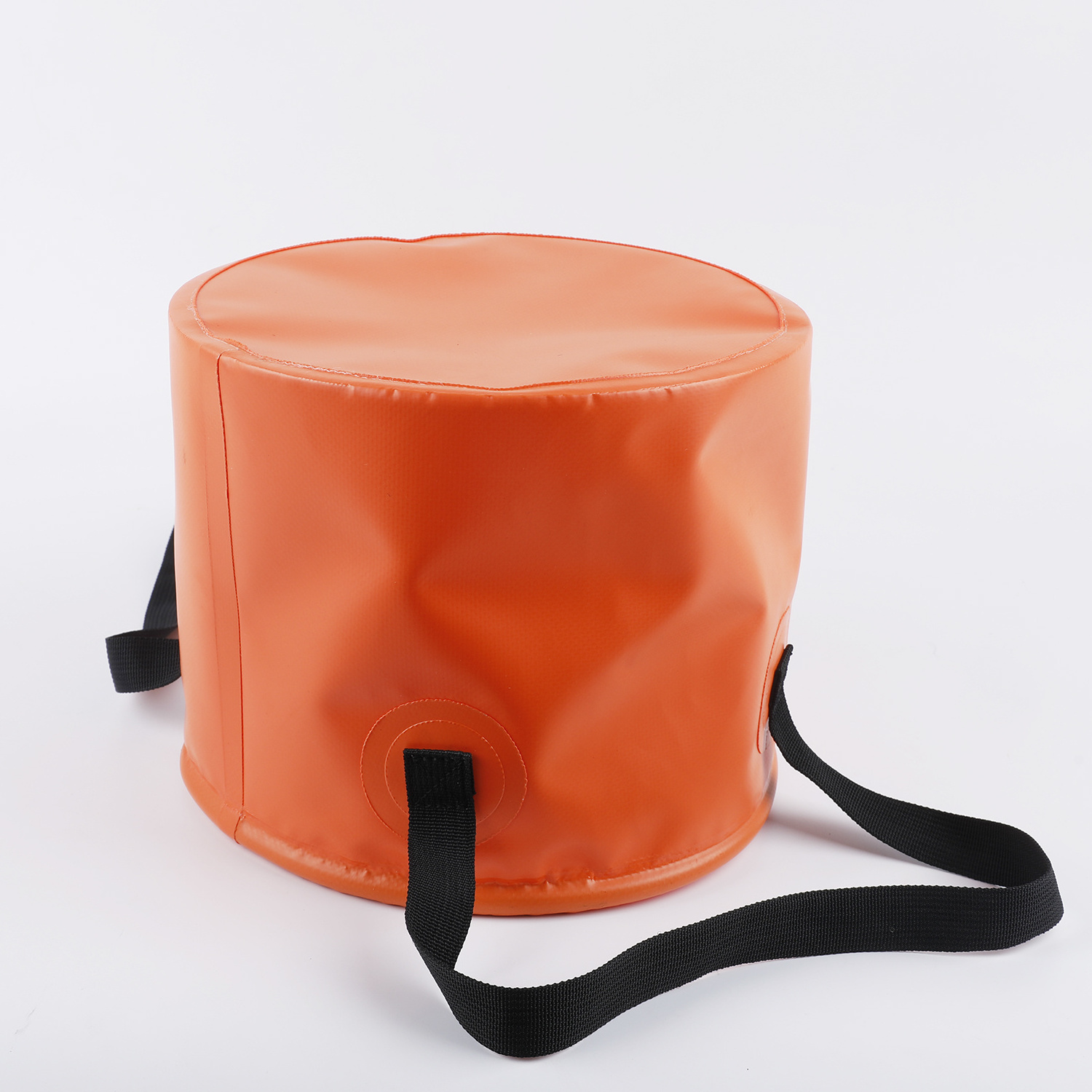 Camping Collapsible Wash Basin 500d Pvc 30l Waterproof Folding Water Storage Bucket Fishing Bucket Folding Bucket