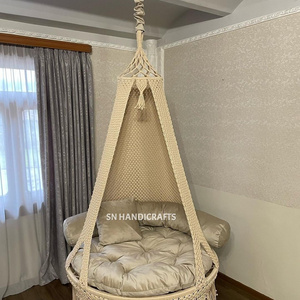 Handmade Macrame Boho Baby Swing Chair